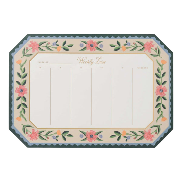 Aster Weekly Desk Pad