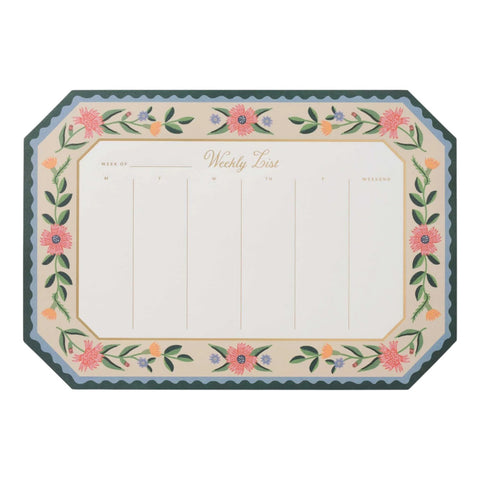 Aster Weekly Desk Pad