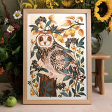 Autumn Owl A3 Print