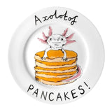 Plate China Axolot of Pancakes