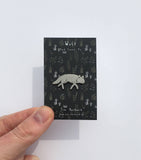 Enamel Pin Wolf