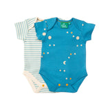 Baby Bodysuit Set of 2 Organic Cotton Dawn