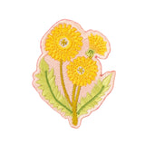 Patch iron On Embroidered Dandelion Flower