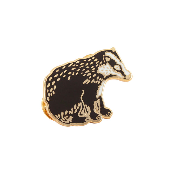 Badger Enamel Pin