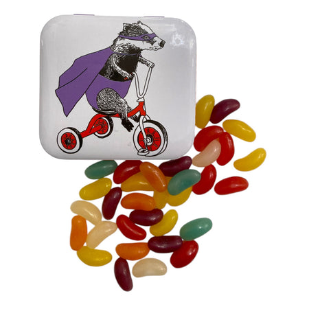 Pocket Tin Jelly Beans Jimbob Art Badger