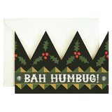 Christmas Card Bah Humbug Hat
