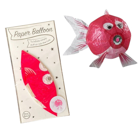 Paper Balloon Pink Fish