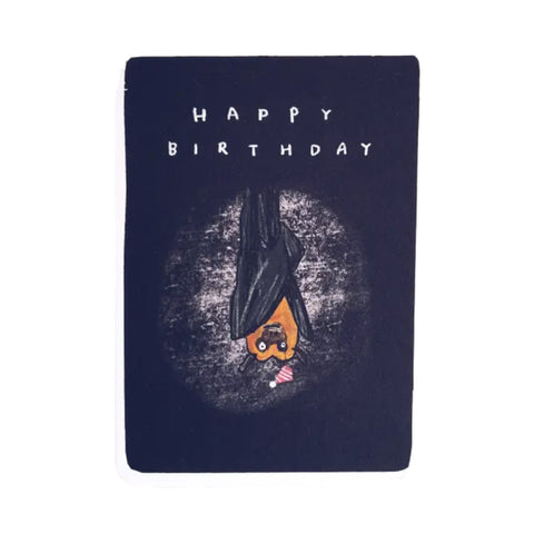 Happy Birthday Card Bat