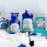Bath Salts Glass Bottle Mediterranean