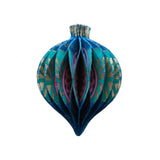 Bauble Honeycomb Blue