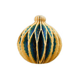 Bauble Honeycomb Yellow