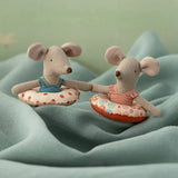 Beach Mouse With Float Little Sister Red Dot