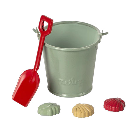 Maileg Beach Set Mouse Shovel Bucket Shells