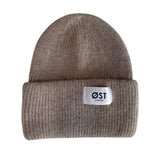 Hat Beanie Angora Brown