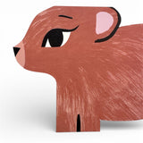 Card Die Cut Bear