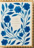Birthday Card Delft Flora