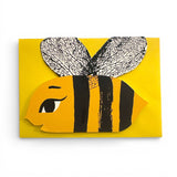 Card Die Cut Bee