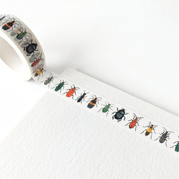 Washi Tape Beetles