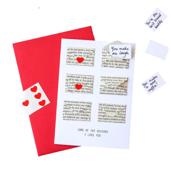 Six Love Note Mini Envelope Card