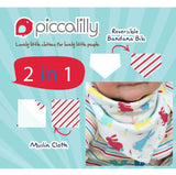 Bib Bandana Organic Cotton Party Elephant