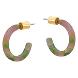 Hoop Earrings Resin Euterpe
