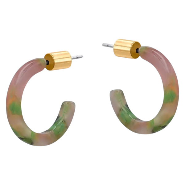 Hoop Earrings Resin Euterpe
