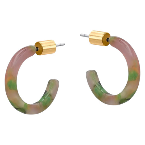 Hoop Earrings Resin Euterpe