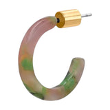 Hoop Earrings Resin Euterpe