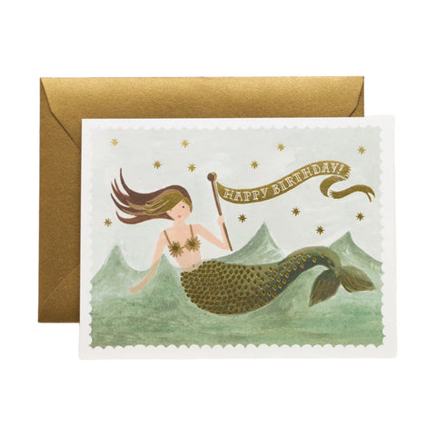 Birthday Card Mermaid