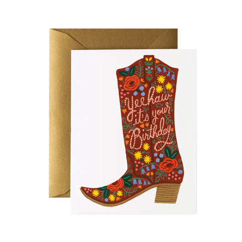 Birthday Card Birthday Boot