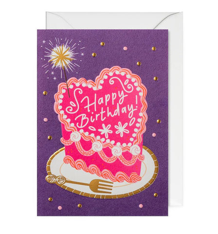 Birthday Card Happy Birthday Cake
