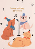 Birthday Card Bow Wow