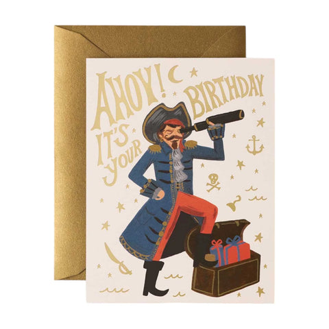 Birthday Card Pirate Birthday