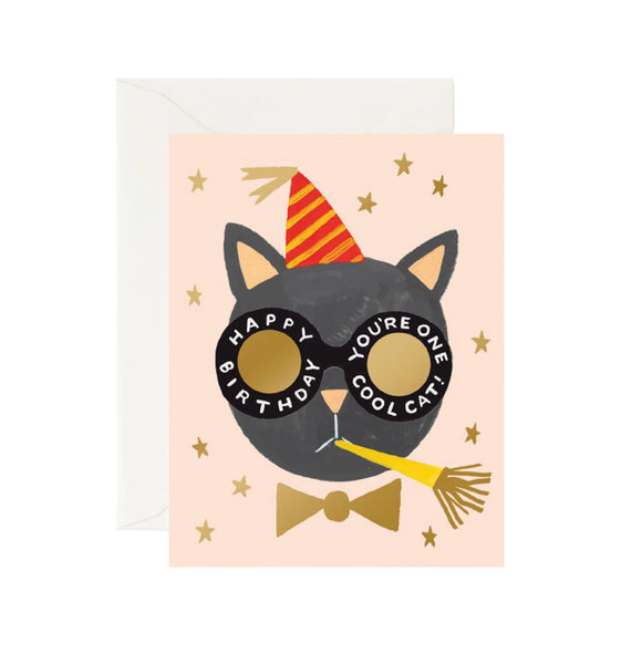 Birthday Card Birthday Cat