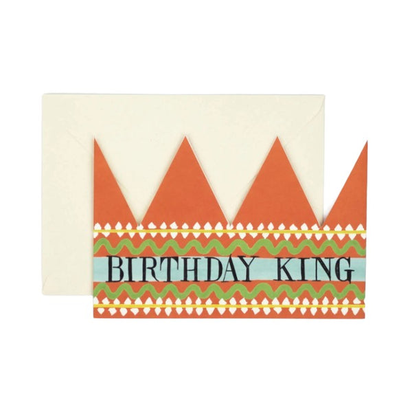 Birthday Card Birthday King Hat