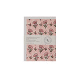 Card Hand Block Printed Ditsy Pink