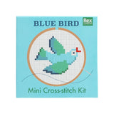 Mini Cross Stitch Blue Bird