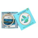 Mini Cross Stitch Blue Bird