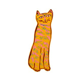 Bookmark Leather Yellow Cat Pink Dog