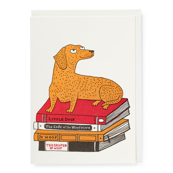 Card Bookshop Dog