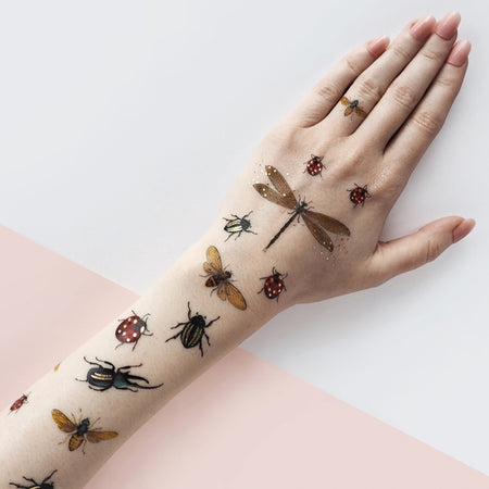 Temporary Tattoos Bugs