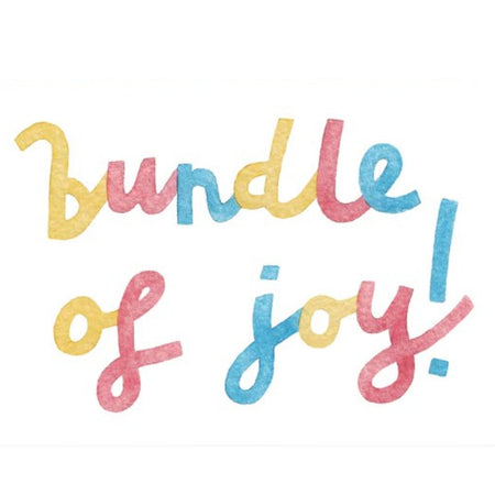 New Baby Card Bundle Of Joy