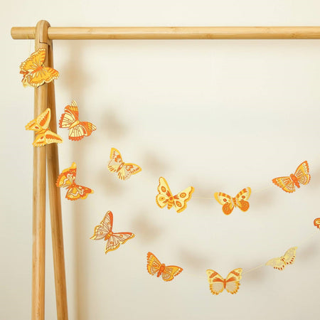 Garland Sewn Paper British Butterflies