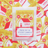 Sticky Labels Bookplate House