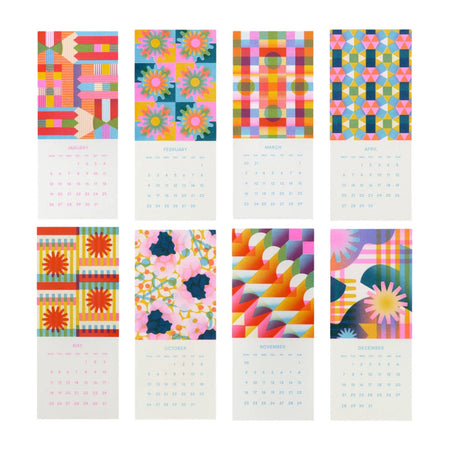 Mini Risograph Calendar 2026