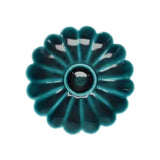 Candle Holder Enamel Flower Blue