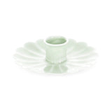 Candle Holder Enamel Flower Grey