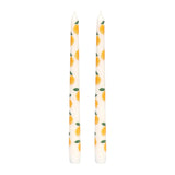 Taper Dinner Candles Lemon