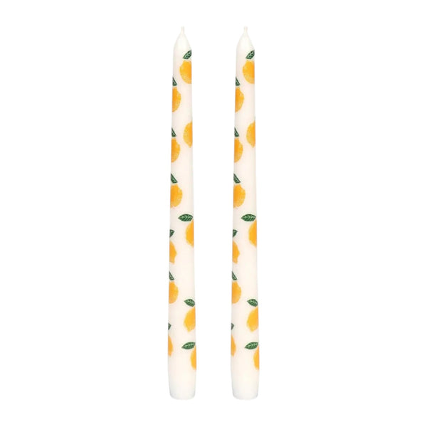 Taper Dinner Candles Lemon