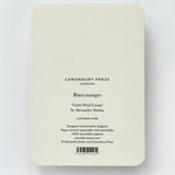Birthday Card Violet Petal Cream Blancmange
